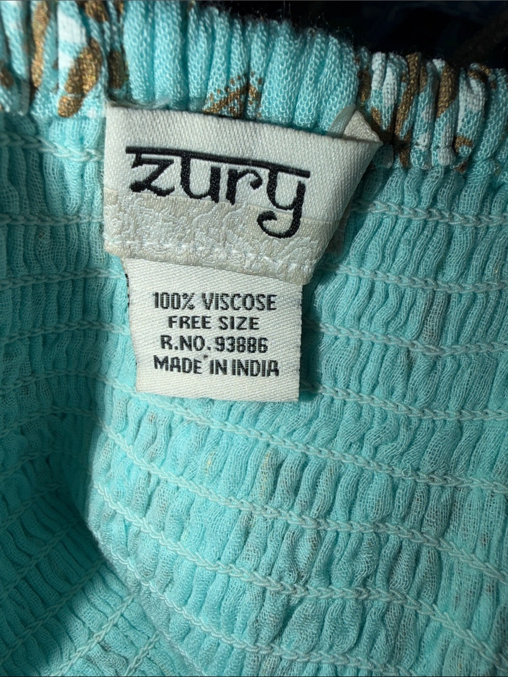 Sky Blue Embroidered Maxi Dress - Unbranded - Picture 6 of 8